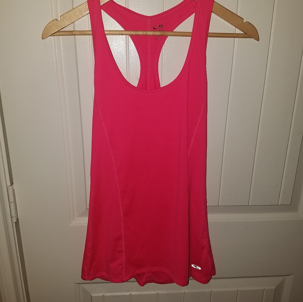 CHAMPION hot pink racerback workout tank